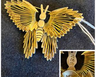 Sterling silver butterfly by Laton… collectors item!