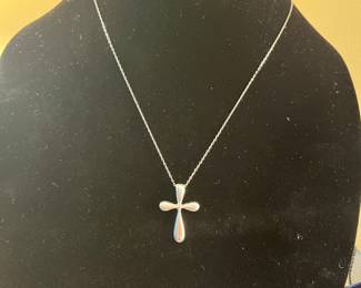 Another Sterling silver Cross and  chain!