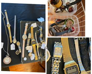 Large collection of watches ..  