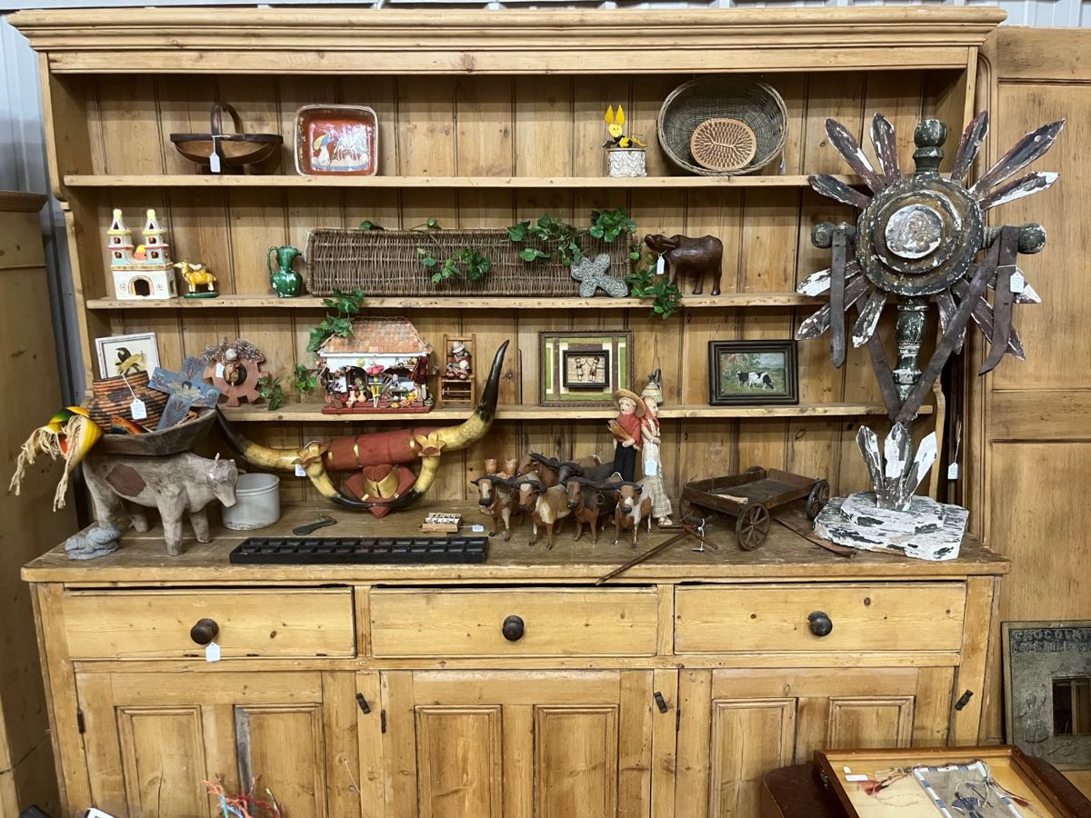 Large pine Welsh dresser