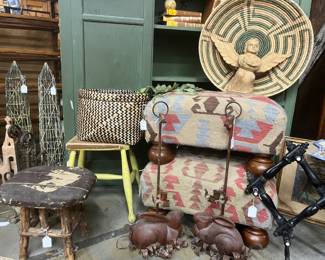 Ottomans and bunnies!