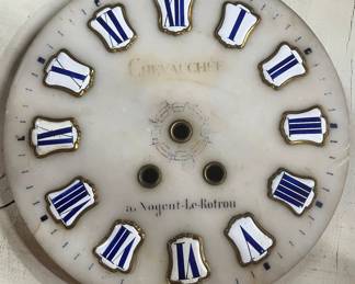 Mother of Pearl French clock face