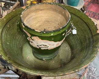 19th Century terra cotta pots