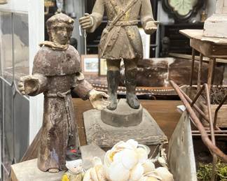 Don Quixote and other statues 