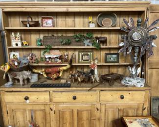 Large pine Welsh dresser