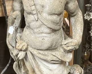 Apollo cement statue