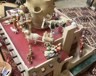 This 'house' was originally used as the focal point in a party; for the appetizers!