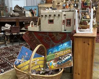 One of a kind pieces throughout 