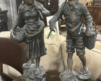 Rousseau metal figurines 