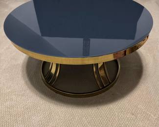 Furniture: Elegant glass-top coffee table