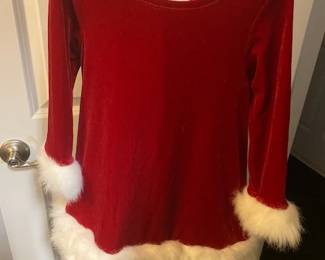 Red Holiday Top