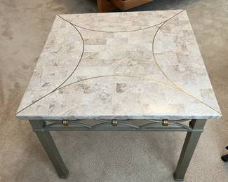 Stone End Table