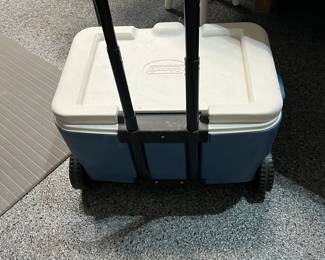 Rolling Coleman Cooler
