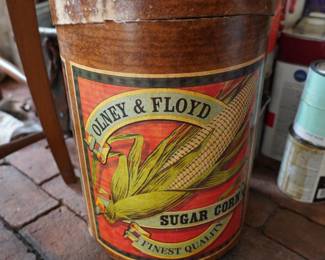 There is a pair of these large vintage corn containers