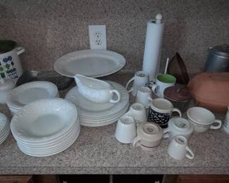 White Dish Set