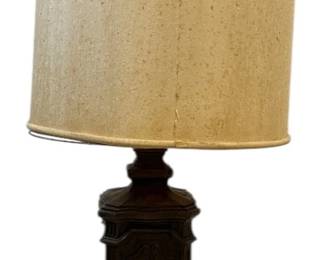 MCM Tall Brown Table Lamp