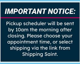 PICKUP INFO