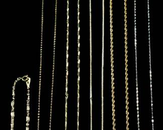 GoldFilled Necklaces Bracelet