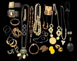 Neutral Toned Costume Jewelry