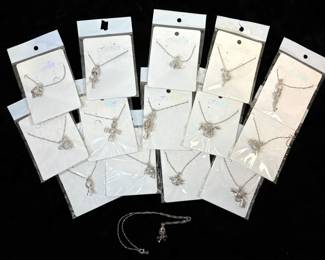 15 Caged Pearlescent Bead Fashion Necklaces