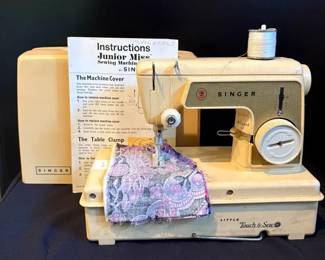Vintage Singer Little Touch And Sew Child Size Sewing Machine