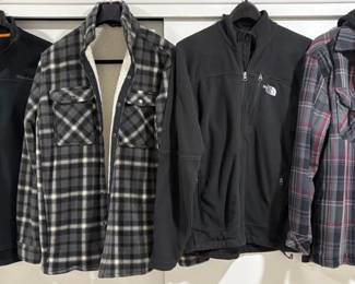 Mens Jackets Large, Medium Eddie Bauer, Dickies, Field And Steam, North Face