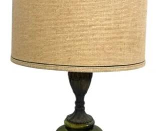 010 MCM Hollywood Regency Glass Table Lamp