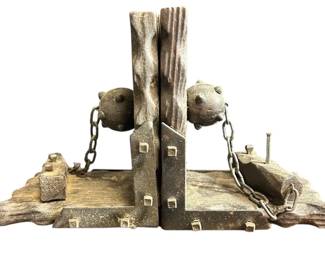 Mid Century Medieval Dungeon Bookends