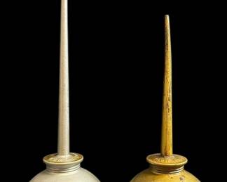 2 Eagle Made Thumb Pump Oil Cans