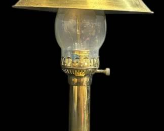 Vintage Orient Express Brass Lamp