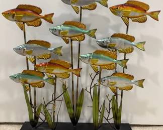 Metal Fish Sculpture
