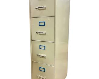 Four Drawer Metal Filing Cabinet