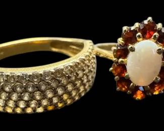 Two 14k Gold Rings 6.5g