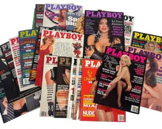 Over 20 Playboy Magazines 1980s 1990s