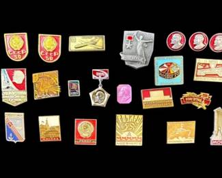 Vintage USSR Travel Pins