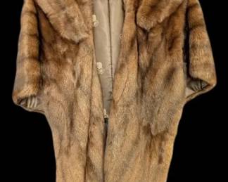 Brown International Furriers Fur Shawl