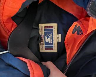 Vintage Chicago Bears Starter Pullover Jacket – 90s NFL Windbreaker, Navy & Orange Retro Style