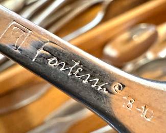 Fortessa 18/10 Stainless Steel Flatware Set – Modern Silverware Collection with Forks, Spoons & Knives