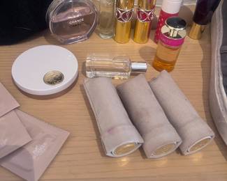 Luxury Perfume Collection – Chanel Chance, Versace Yellow Diamond, YSL Lipsticks, and More