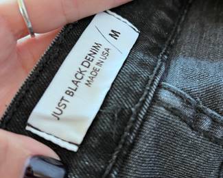 Just black denim