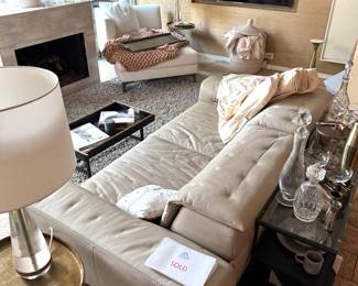 Contemporary Living Space with Fireplace and Large TV Display