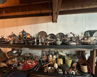 Tons of silver plate!