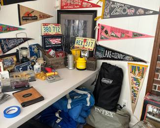 Vintage Pennants, air mattresses