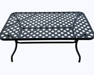 11 - Outdoor Metal Table - 24 x 42 x 20
