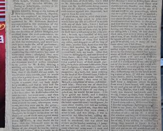 18c MA Newspaper front