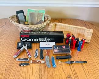 Pentax Scope, Knives and more