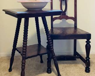 Side Table and Chair