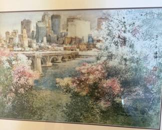 Cheng Khee Chee City in Bloom Mpls Skyline 201/950 Illustrator for Old Turtle Book