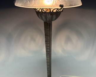 Lot # 98A Art Deco Lamp signed Sabino