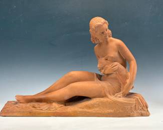 Lot #175 D.H. Chiparus terra cotta nude
